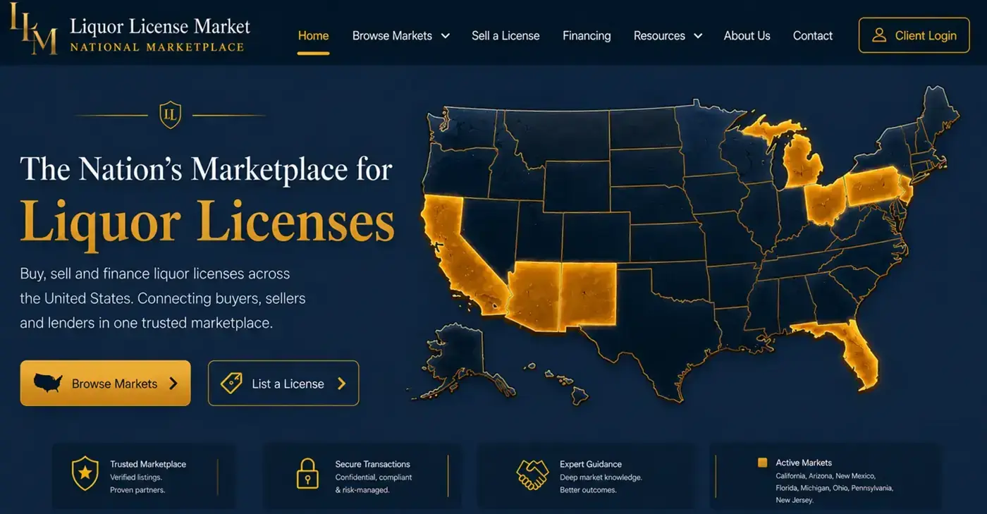 Liquor License Market — The Nation's Marketplace for Liquor Licenses